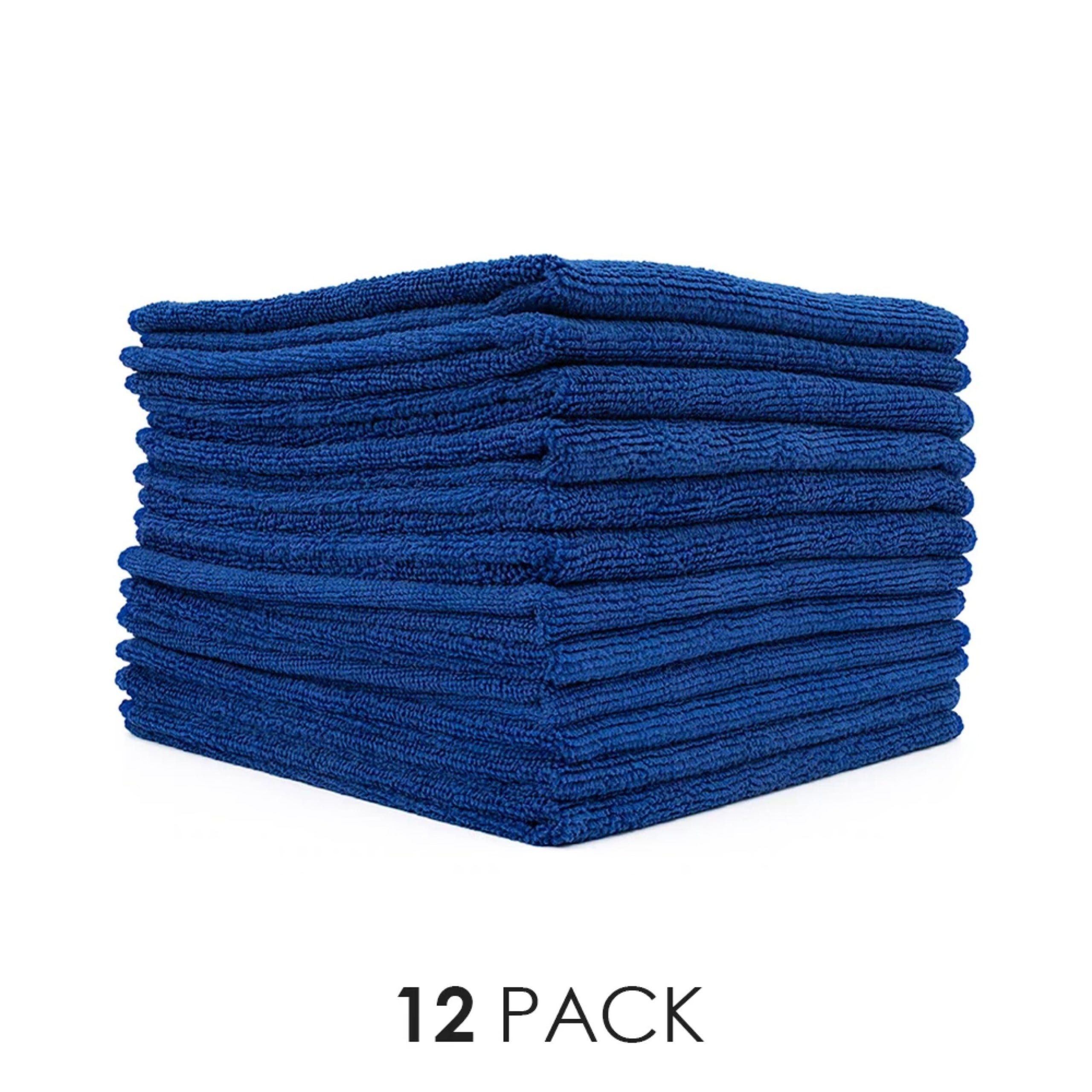 Blue Microfiber Towel - 12 pack
